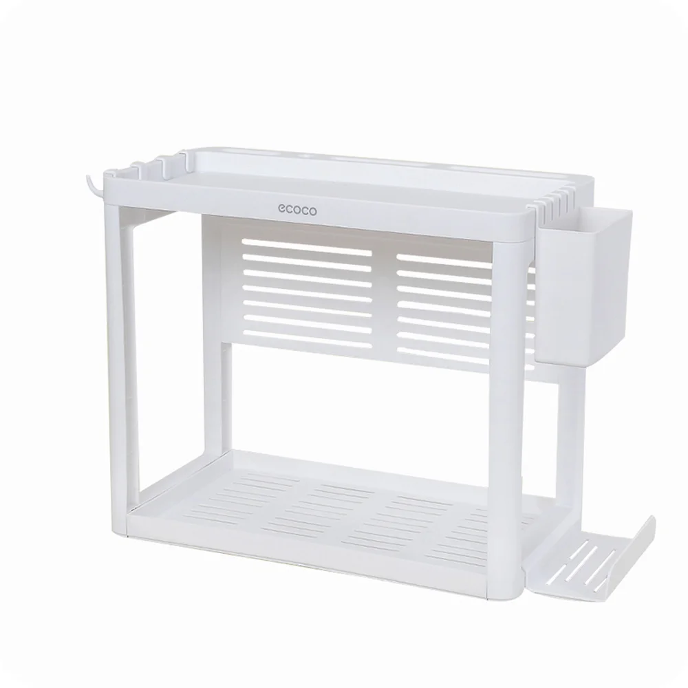 Kitchen double layer rack multi-function floor finishing storage rack Plastic countertop seasoning shelf wx7191744
Kitchen double layer rack multi-function floor finishing storage rack Plastic countertop seasoning shelf wx7191744