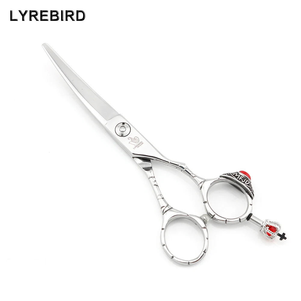 Professional hair shears 5.5 INCH Curved scissors Japan 440C Barber scissors Crown handle Lyrebird TOP CLASS 10PCS/LOT NEW
Professional hair shears 5.5 INCH Curved scissors Japan 440C Barber scissors Crown handle Lyrebird TOP CLASS 10PCS/LOT NEW