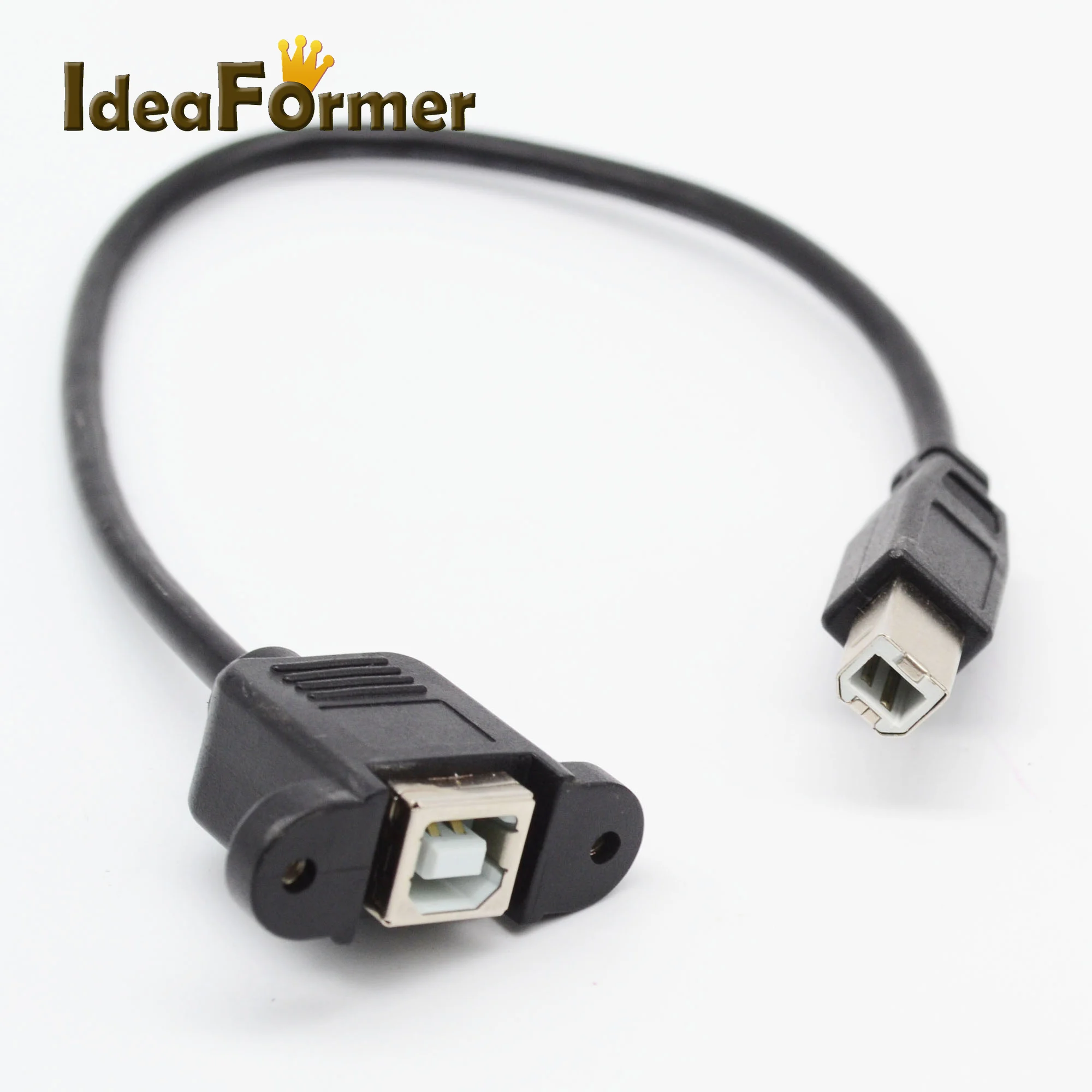 USB 2.0 Type B Male to Female M/F EXTENSION Data Cable Panel Mount For Printer or 3D Printer Cable 30CM/100CMwith Screw Hole
USB 2.0 Type B Male to Female M/F EXTENSION Data Cable Panel Mount For Printer or 3D Printer Cable 30CM/100CMwith Screw Hole