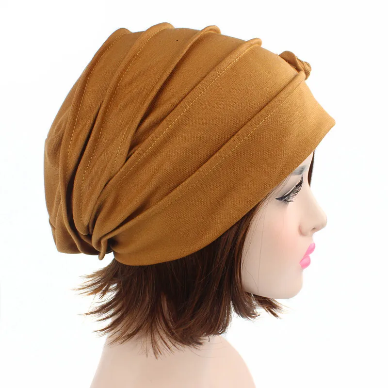 Muslim Women Elastic Flower Cotton Turban Hat Chemo Beanies Bandana Headwear Head Wrap Hijab Pleated Hair Loss For Cancer
Muslim Women Elastic Flower Cotton Turban Hat Chemo Beanies Bandana Headwear Head Wrap Hijab Pleated Hair Loss For Cancer