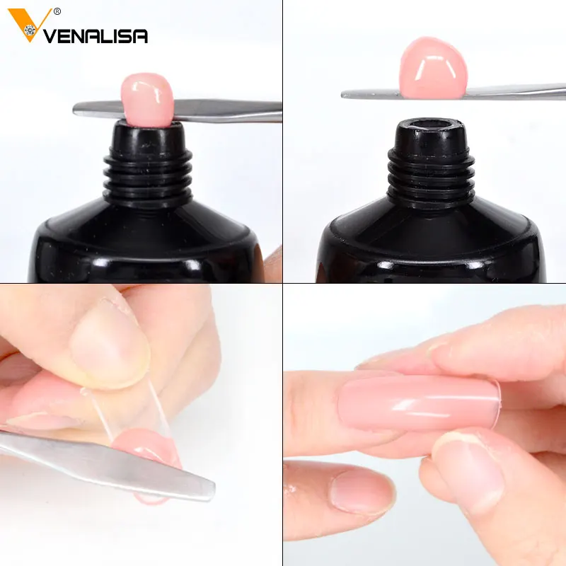 Canni Poly Gel 2018 New Arrival Soak Off Builder Nail Tips Brush Tool Finger Extension Camouflage Crystal | Красота и здоровье