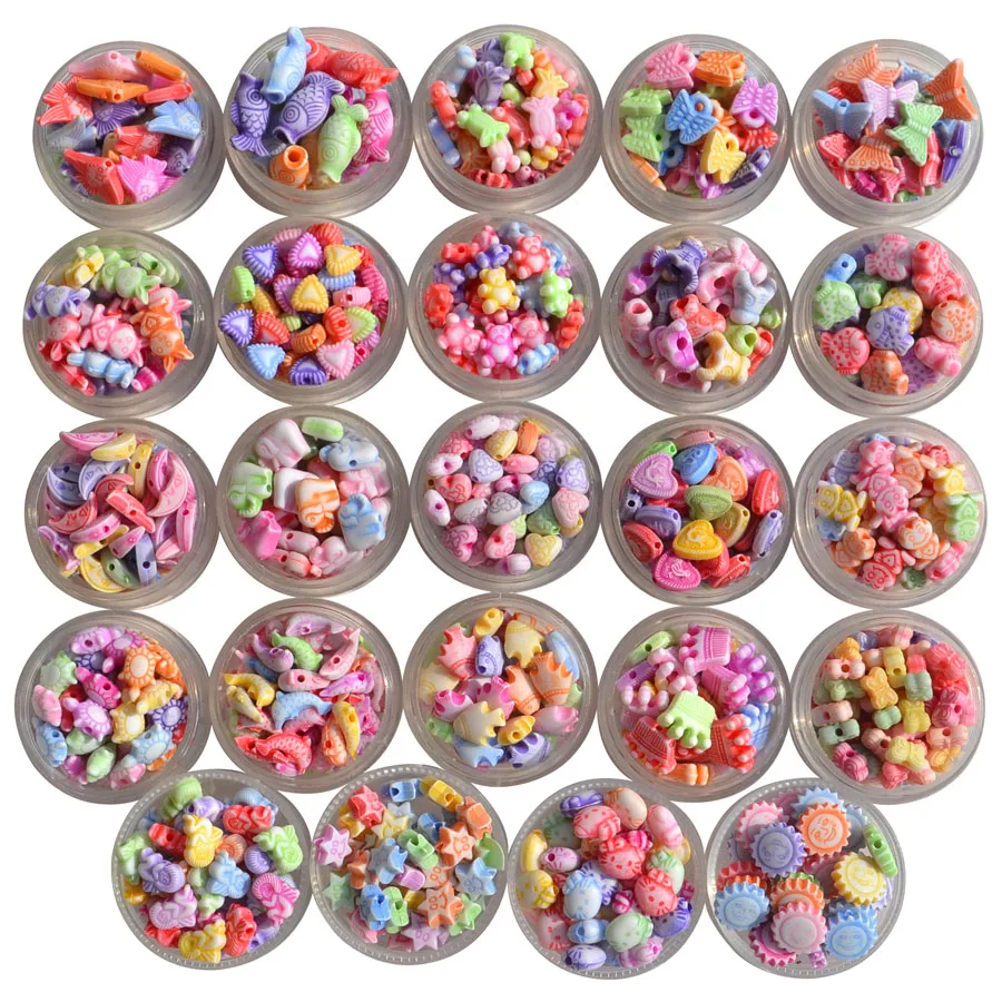 Cartoon Animals Shape Acrylic Beads Handmade Bracelet Charms Antique Spacer Findings Jewelry Accessories Handcraft Making 100pcs
Cartoon Animals Shape Acrylic Beads Handmade Bracelet Charms Antique Spacer Findings Jewelry Accessories Handcraft Making 100pcs