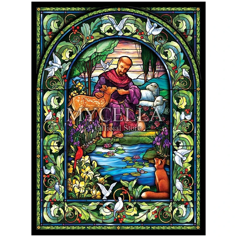 Cartoon 5D DIY Diamond Painting St. Francis Religious Crystal Embroidery Cross Stitch Needlework Full Diamond Mosaic Decor Gift
Cartoon 5D DIY Diamond Painting St. Francis Religious Crystal Embroidery Cross Stitch Needlework Full Diamond Mosaic Decor Gift