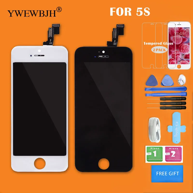 YWEWBJH AAA качественный ЖК-дисплей для iPhone 5S 6G 6S дисплей сенсорный экран дигитайзер стекло без битых пикселей запасные части черный белый
YWEWBJH AAA качественный ЖК-дисплей для iPhone 5S 6G 6S дисплей сенсорный экран дигитайзер стекло без битых пикселей запасные части черный белый