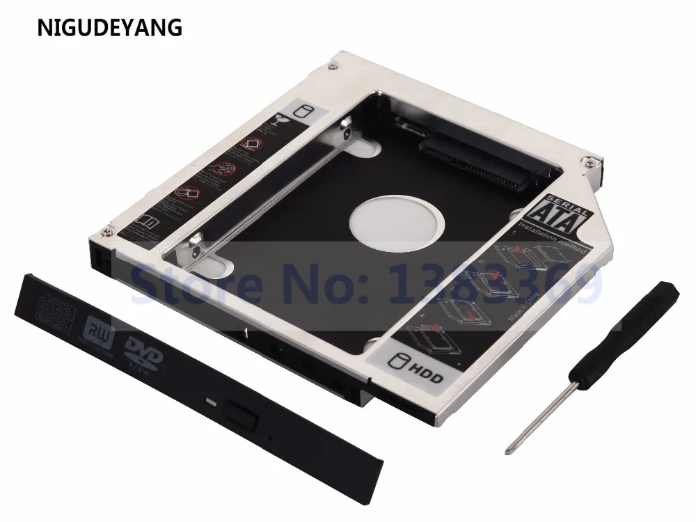 NIGUDEYANG NEW SATA 12.7mm 2nd Hard Drive HDD HD SSD Caddy Adapter for HP Elitebook 8460p 8470p 8560p 8570p 8760p
NIGUDEYANG NEW SATA 12.7mm 2nd Hard Drive HDD HD SSD Caddy Adapter for HP Elitebook 8460p 8470p 8560p 8570p 8760p