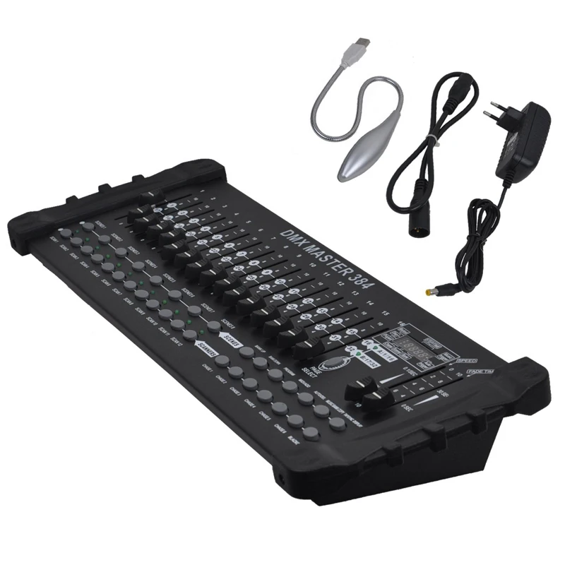 DMX384A 384B DMX Controller Stage Lighting DJ Equipment DMX Console for LED Par Moving Head Light DJ Controller Pilot2000
DMX384A 384B DMX Controller Stage Lighting DJ Equipment DMX Console for LED Par Moving Head Light DJ Controller Pilot2000