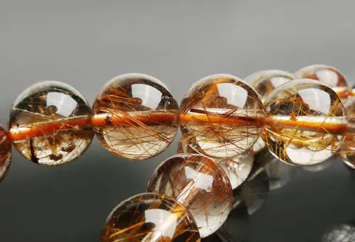 001671 Natural Brazil Colorful Copper Rutile Quartz Translucent Bead Bracelet AAA 11 mm
001671 Natural Brazil Colorful Copper Rutile Quartz Translucent Bead Bracelet AAA 11 mm