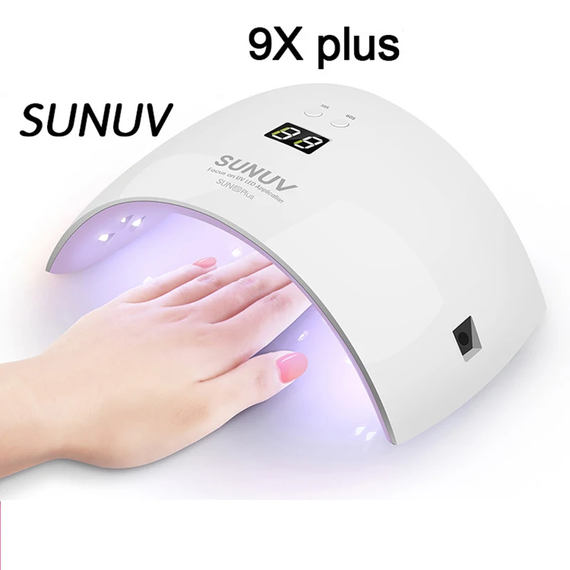 SUNUV Nail Dryer 36W UV Lamp Nail Art Machine Tools with LCD Timer Professional Nails LED Lamp Curing Light SUN9x Plus
SUNUV Nail Dryer 36W UV Lamp Nail Art Machine Tools with LCD Timer Professional Nails LED Lamp Curing Light SUN9x Plus