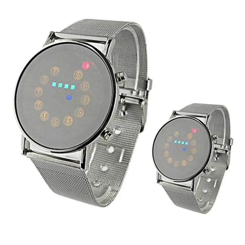 Fashion New Men's Classic Trend Scroll LED Light Watch Stainless Steel Quartz Analog Sports Watch Top Best Gift Men's Watch #F
Fashion New Men's Classic Trend Scroll LED Light Watch Stainless Steel Quartz Analog Sports Watch Top Best Gift Men's Watch #F