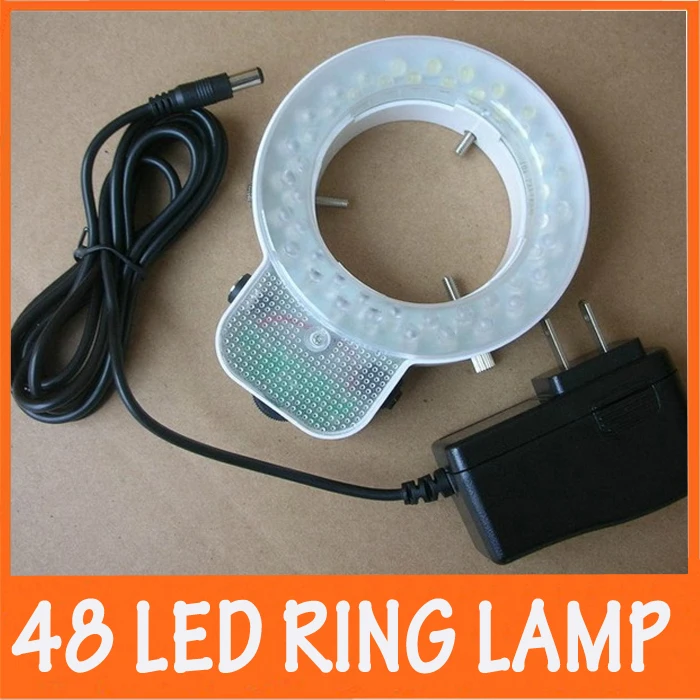 Adjuatable 48pcs LED Ring Lamp White Light for Stereo Microscope 90V-264V with Inner Diameter 61mm
Adjuatable 48pcs LED Ring Lamp White Light for Stereo Microscope 90V-264V with Inner Diameter 61mm