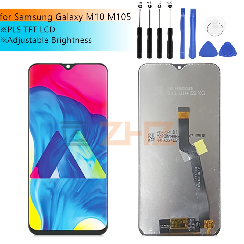 ЖК-дисплей M105 для Samsung Galaxy M10, сенсорный экран с дигитайзером в сборе, запасные части для ремонта, 6,22 дюйма
ЖК-дисплей M105 для Samsung Galaxy M10, сенсорный экран с дигитайзером в сборе, запасные части для ремонта, 6,22 дюйма
