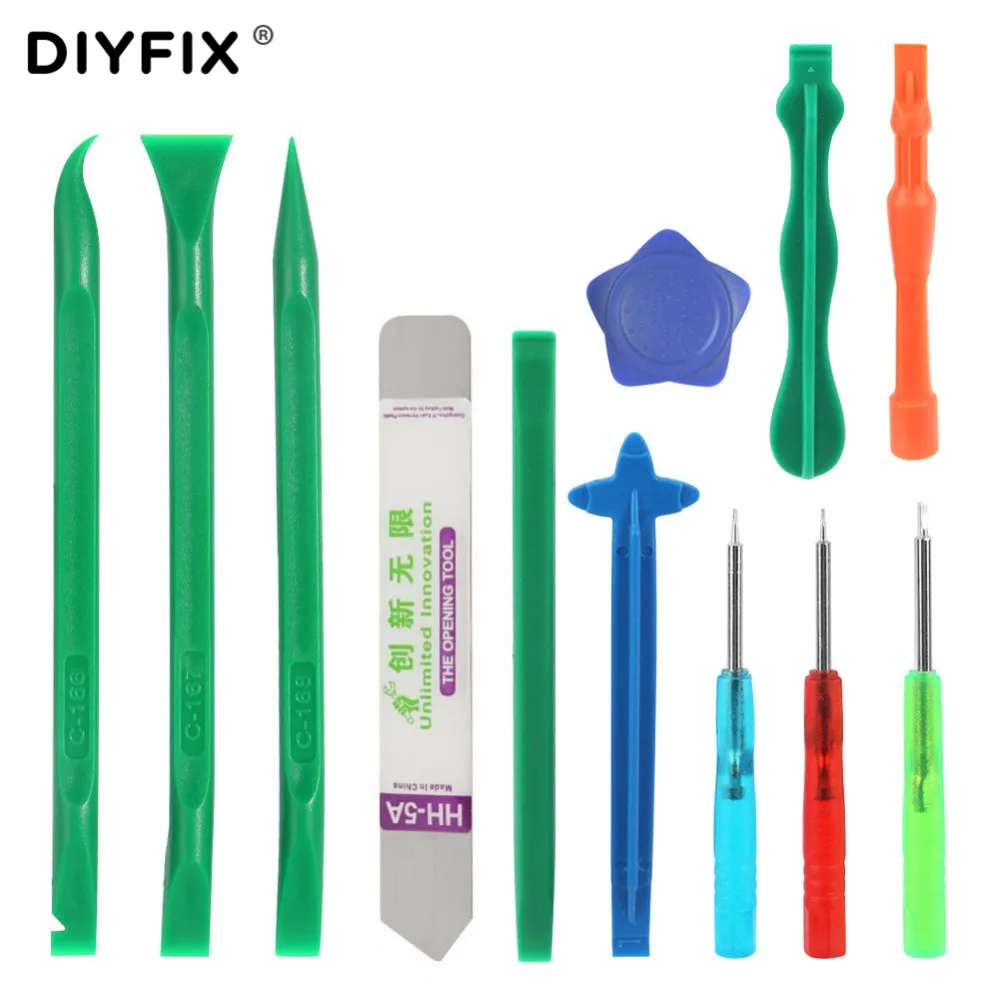 DIYFIX Professional Phone Repair Tools Spudger Pry Opening Tool Mini Screwdriver for iPhone Cell Phone Disassemble DIY Tools Set
DIYFIX Professional Phone Repair Tools Spudger Pry Opening Tool Mini Screwdriver for iPhone Cell Phone Disassemble DIY Tools Set