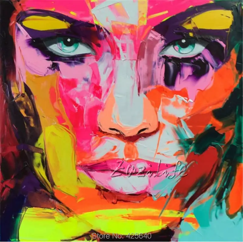 Картина на холсте Francoise Nielly, палитра ножей, картина маслом на лице, 72 на 72 дюйма
Картина на холсте Francoise Nielly, палитра ножей, картина маслом на лице, 72 на 72 дюйма