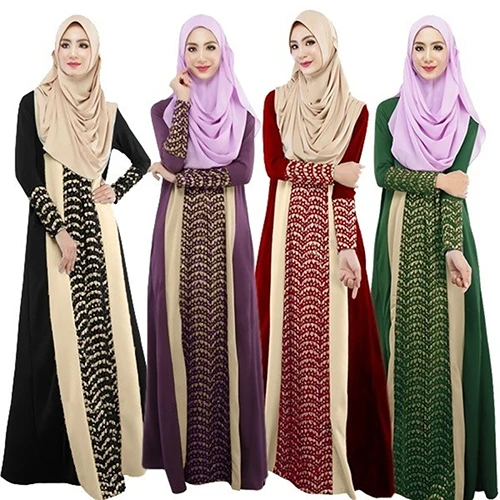 New Arrival Muslim Kaftan Arab Robe Abaya Islamic Lace Stitching Long Sleeve Maxi Dress
New Arrival Muslim Kaftan Arab Robe Abaya Islamic Lace Stitching Long Sleeve Maxi Dress