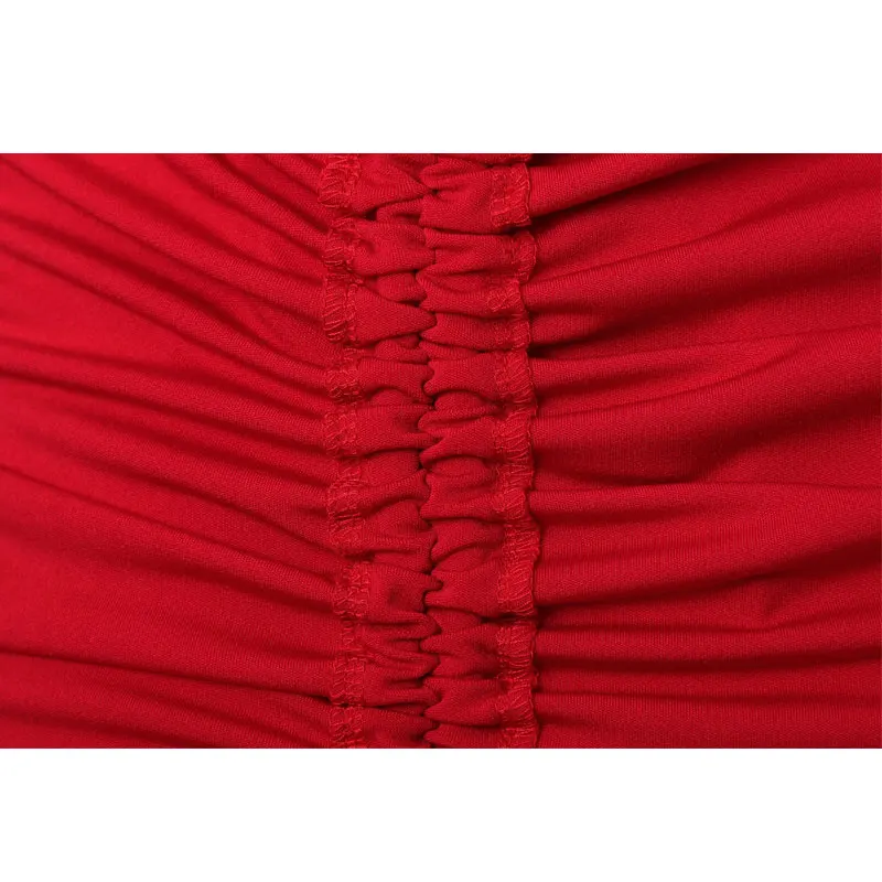 Apperloth Shirred Bodycon Solid Red Spaghetti Strap Dress Vacation Party Backless Dresses Women Lace up Slim Ruffle Summer Dress
Apperloth Shirred Bodycon Solid Red Spaghetti Strap Dress Vacation Party Backless Dresses Women Lace up Slim Ruffle Summer Dress