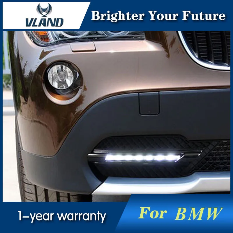 2 шт. белый дневный ходовой светильник DRL для BMW X1 E84 2010 2011 2012 светодиодный