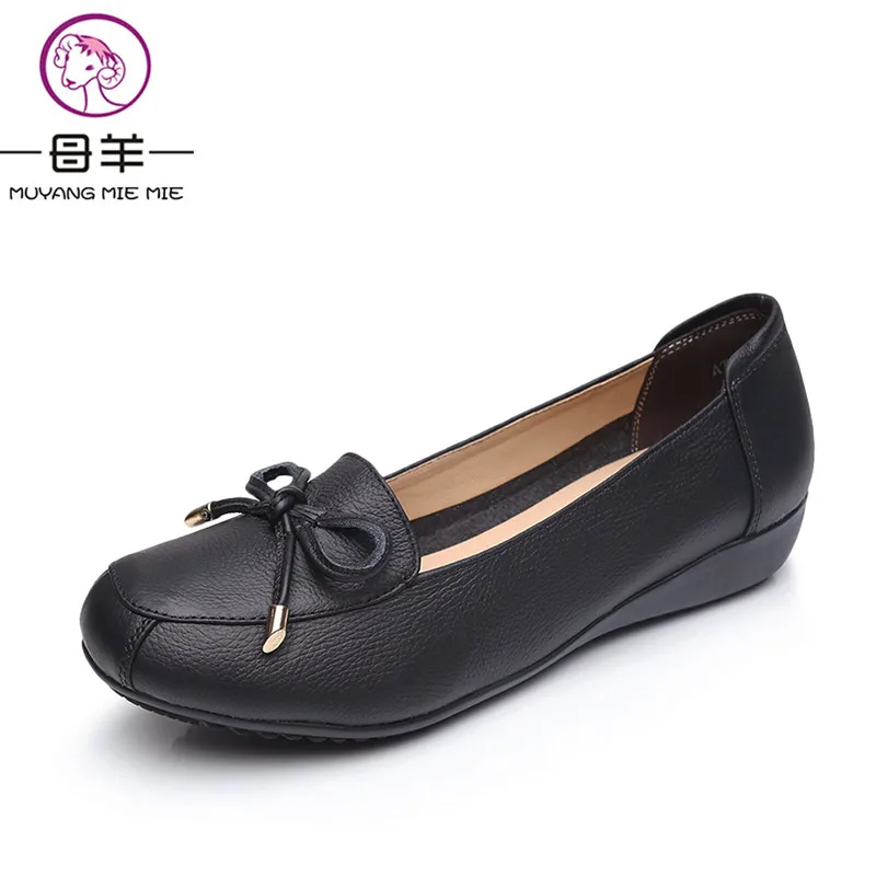 2019 New Fashion Women Shoes Genuine Leather Flat Shoes Woman Bow Single Casual Shoes Maternity Work Shoes Women Flats
2019 New Fashion Women Shoes Genuine Leather Flat Shoes Woman Bow Single Casual Shoes Maternity Work Shoes Women Flats