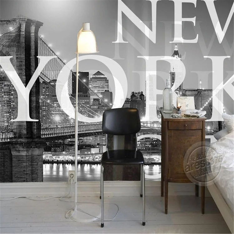 New York City Photo Wallpaper Classic Black & white Wallpaper Custom 3D Wall Mural Large wall art Room Decor Bedroom Living room
New York City Photo Wallpaper Classic Black & white Wallpaper Custom 3D Wall Mural Large wall art Room Decor Bedroom Living room