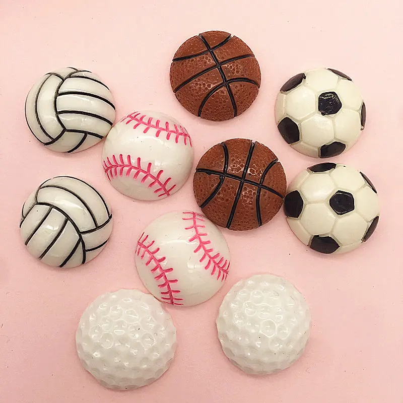 lets start!Flatback Resin Basketball, volleyball, baseball, golf, football.Resin Flatback Cabochon for phone decoration,DIY.24mm
lets start!Flatback Resin Basketball, volleyball, baseball, golf, football.Resin Flatback Cabochon for phone decoration,DIY.24mm