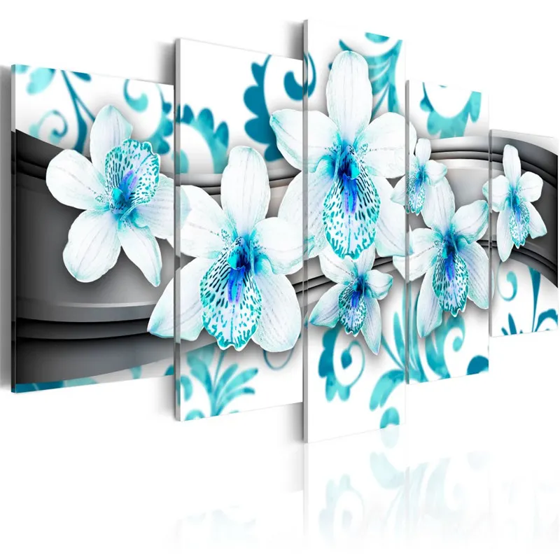 5 Pieces HD Print Wall Art Light Blue Flowers Blossom Poster Modern Canvas Painting Pictures for Living Room Decor Gift for Her
5 Pieces HD Print Wall Art Light Blue Flowers Blossom Poster Modern Canvas Painting Pictures for Living Room Decor Gift for Her