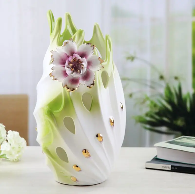 Jingdezhen Home Furnishing minimalist ceramics vase ornaments jade porcelain crafts European style living room TV cabinet furnis
Jingdezhen Home Furnishing minimalist ceramics vase ornaments jade porcelain crafts European style living room TV cabinet furnis