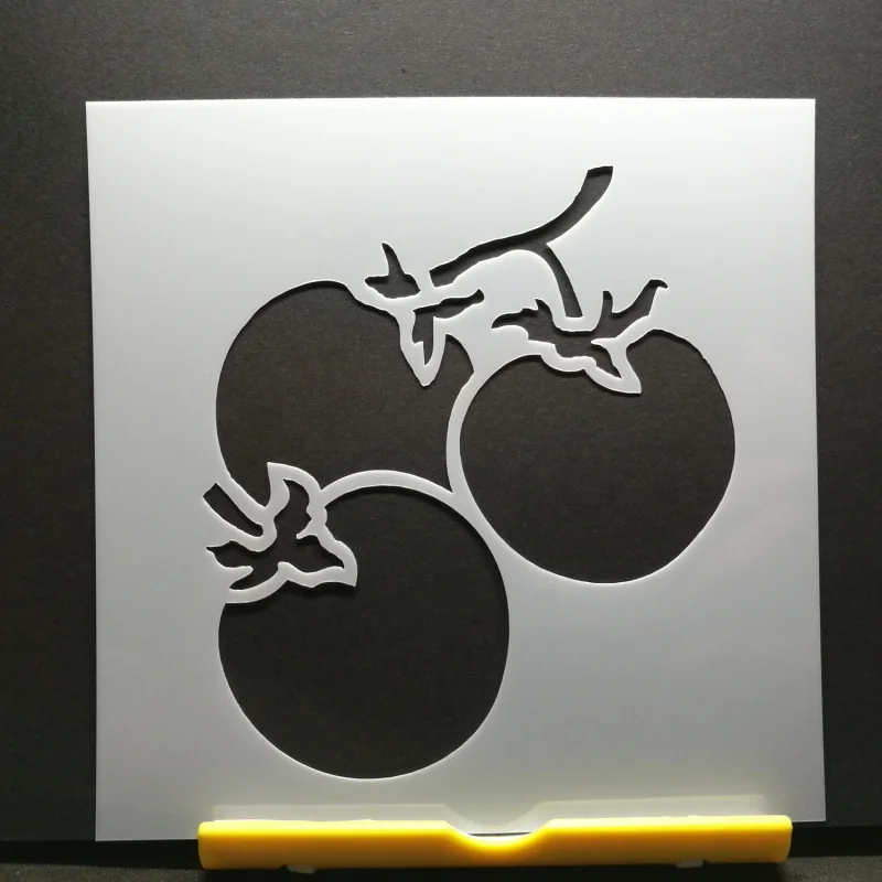 Tomatoes pvc Layering Stencils for Diy scrapbook coloring,painting stencil,home decor diy etc. Product image
Tomatoes pvc Layering Stencils for Diy scrapbook coloring,painting stencil,home decor diy etc. Product image