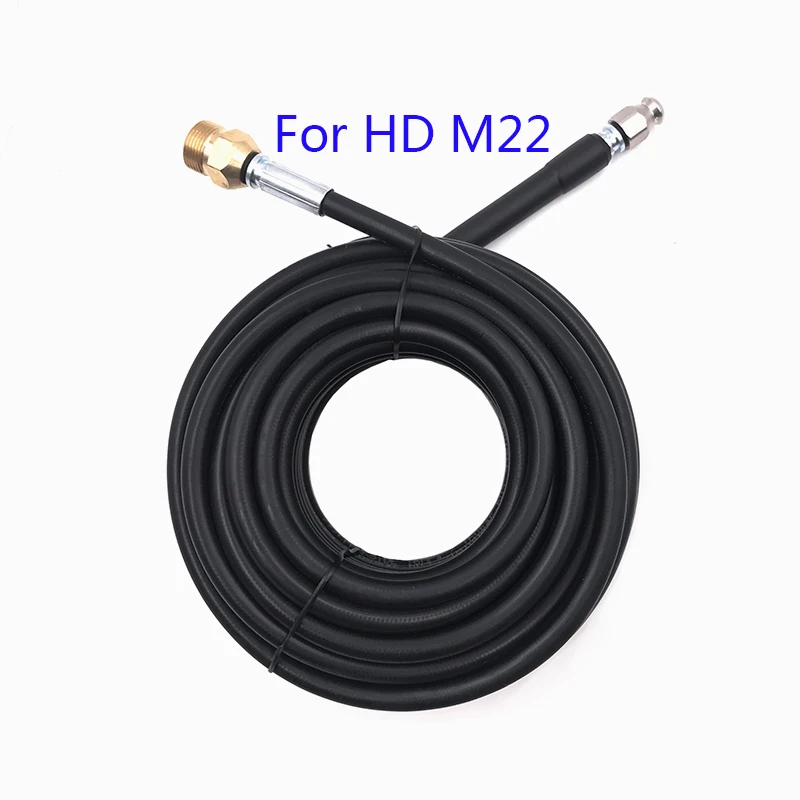 10m 15m 20 meters High Quality Sewer Drain Cleaning Hose For HD M22 High Pressure Cleaner Car Washer
10m 15m 20 meters High Quality Sewer Drain Cleaning Hose For HD M22 High Pressure Cleaner Car Washer