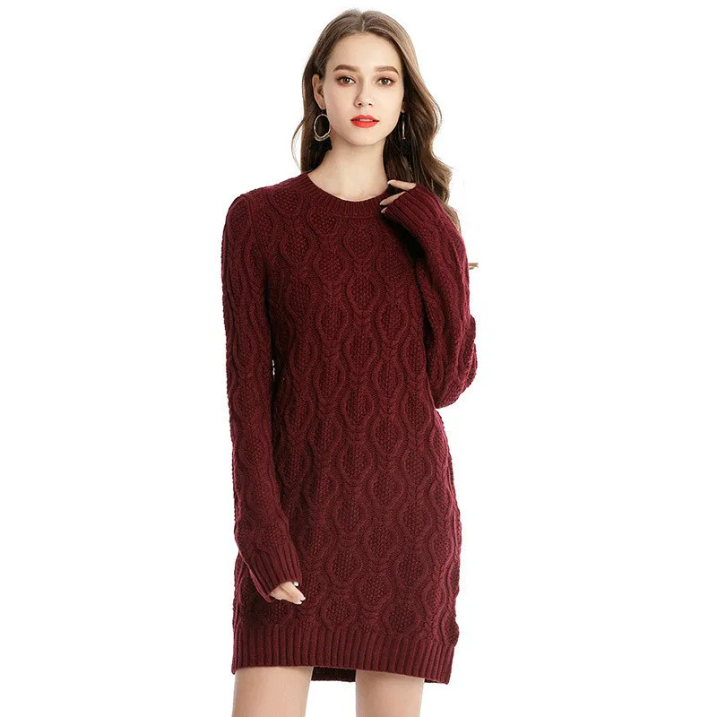 Women Sweaters And Pullovers Jumper Explosive 2019 European And American Women's Wear Long Knitted Sleeved Body Repair Dress
Women Sweaters And Pullovers Jumper Explosive 2019 European And American Women's Wear Long Knitted Sleeved Body Repair Dress
