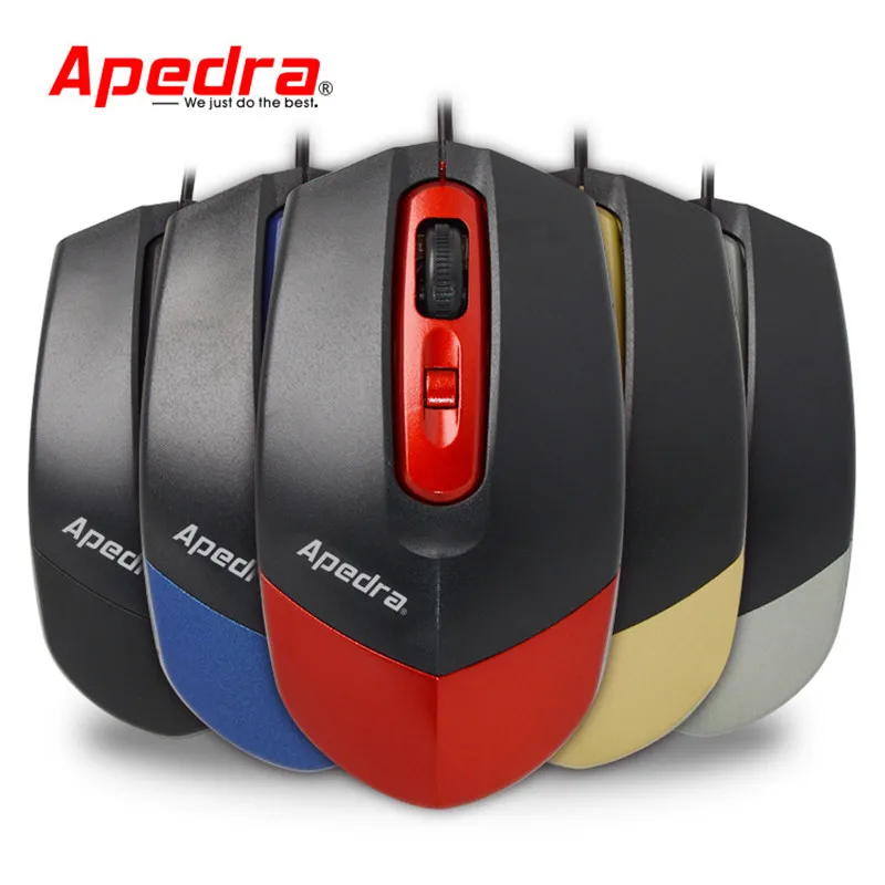 Apedra M5 Профессиональный Проводная оптическая Мышь 3 кнопки 1000 Точек на дюйм 1 2 m USB