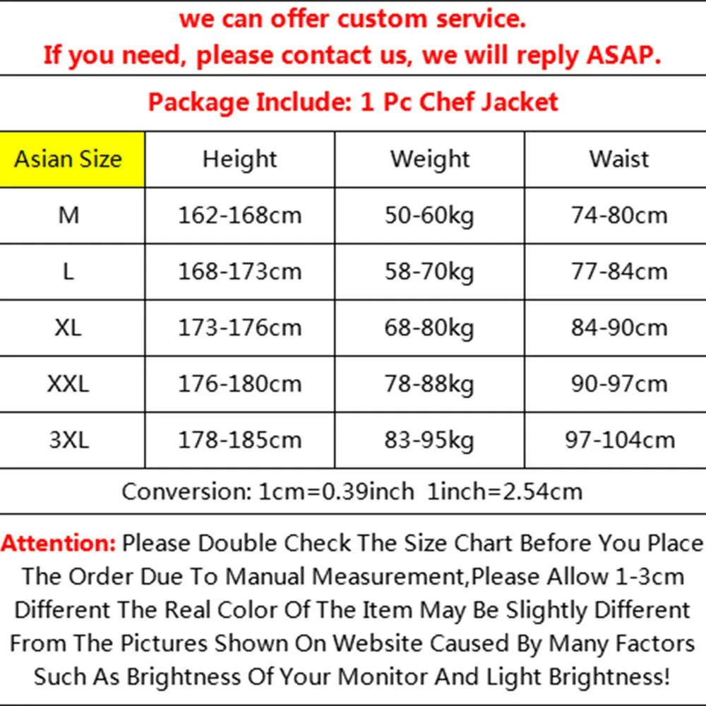 High Quality Chef Short-sleeve Jacket Solid Color Kitchen Restaurant Uniform Hotel Barbershop Men Women Ladies Chef's Shirt
High Quality Chef Short-sleeve Jacket Solid Color Kitchen Restaurant Uniform Hotel Barbershop Men Women Ladies Chef's Shirt