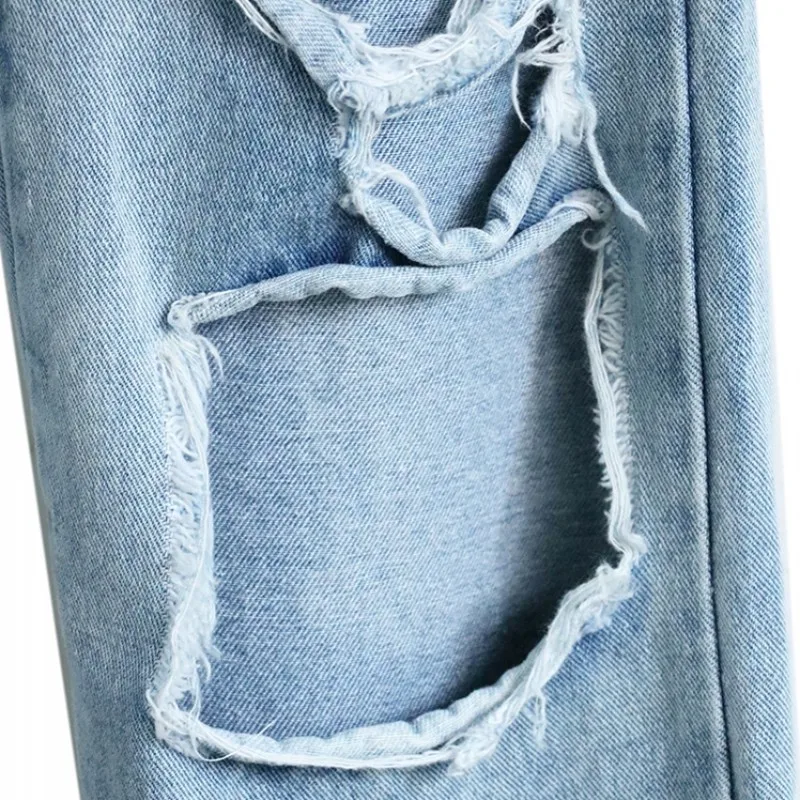 2021 New Summer Hole Ripped Frayed Jeans Woman Hip Hop Casual Harem Trousers Fashion Streetwear High Waist Denim Pants Female
2021 New Summer Hole Ripped Frayed Jeans Woman Hip Hop Casual Harem Trousers Fashion Streetwear High Waist Denim Pants Female