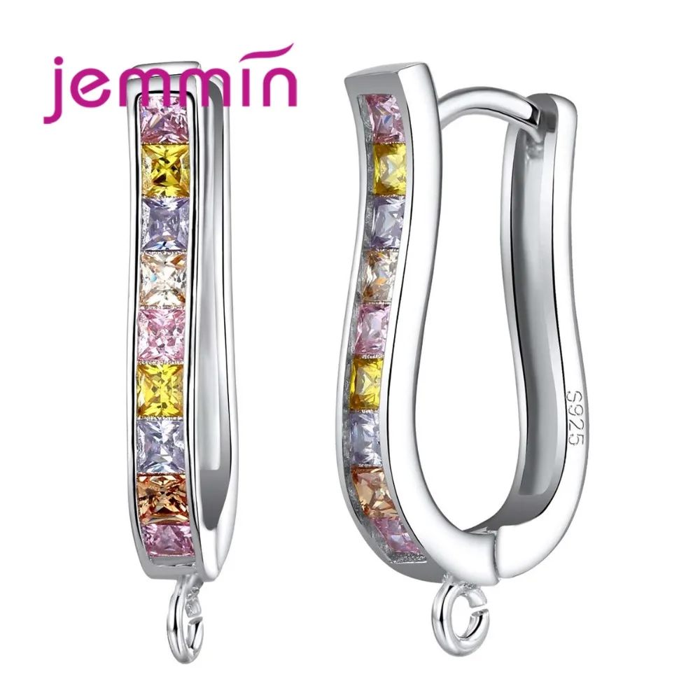 Muilticolor Shiny Crystal 925 Sterling Silver Hoop Earrings 10 Pcs DIY Jewelry Making Accessories Fit Charms For Women
Muilticolor Shiny Crystal 925 Sterling Silver Hoop Earrings 10 Pcs DIY Jewelry Making Accessories Fit Charms For Women