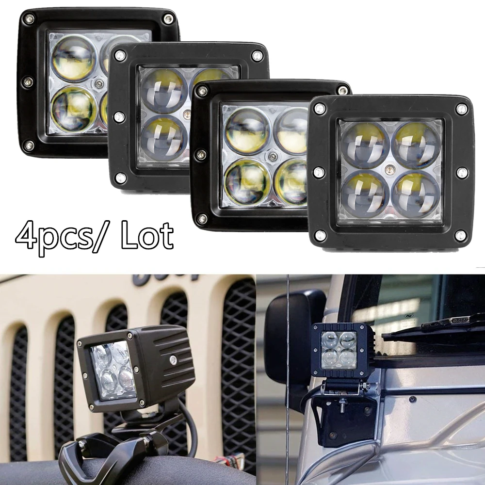 4pcs Car 4D 20W offroad Led Work Lights 3Inch Motorcycle 4WD Truck Tractor Boat Trailer SUV ATV Pods Fog Light Lamp 12V 24V
4pcs Car 4D 20W offroad Led Work Lights 3Inch Motorcycle 4WD Truck Tractor Boat Trailer SUV ATV Pods Fog Light Lamp 12V 24V
