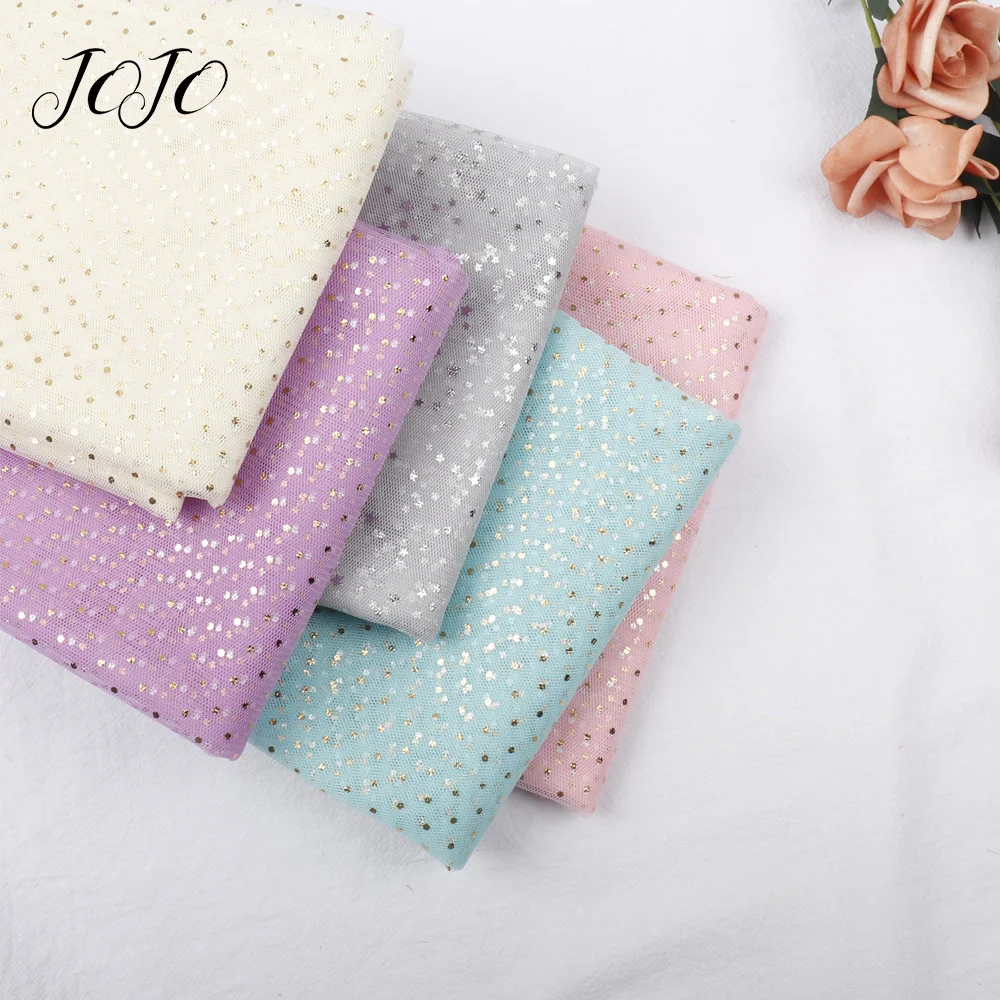 JOJO BOWS 1*1.5m Gauze Cloth Fabric Gold Dot Silver Star Printed Sheet For Home Textile DIY Clothes Craft Supplies Wedding Party
JOJO BOWS 1*1.5m Gauze Cloth Fabric Gold Dot Silver Star Printed Sheet For Home Textile DIY Clothes Craft Supplies Wedding Party