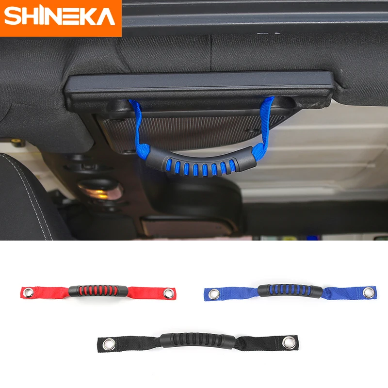 SHINEKA Armrest Grab Handles for Jeep Wrangler YJ TJ JK JL Grip Bar Pulling Tab Roll Bar Mount Strip Side Grab Holder 1993-2018
SHINEKA Armrest Grab Handles for Jeep Wrangler YJ TJ JK JL Grip Bar Pulling Tab Roll Bar Mount Strip Side Grab Holder 1993-2018