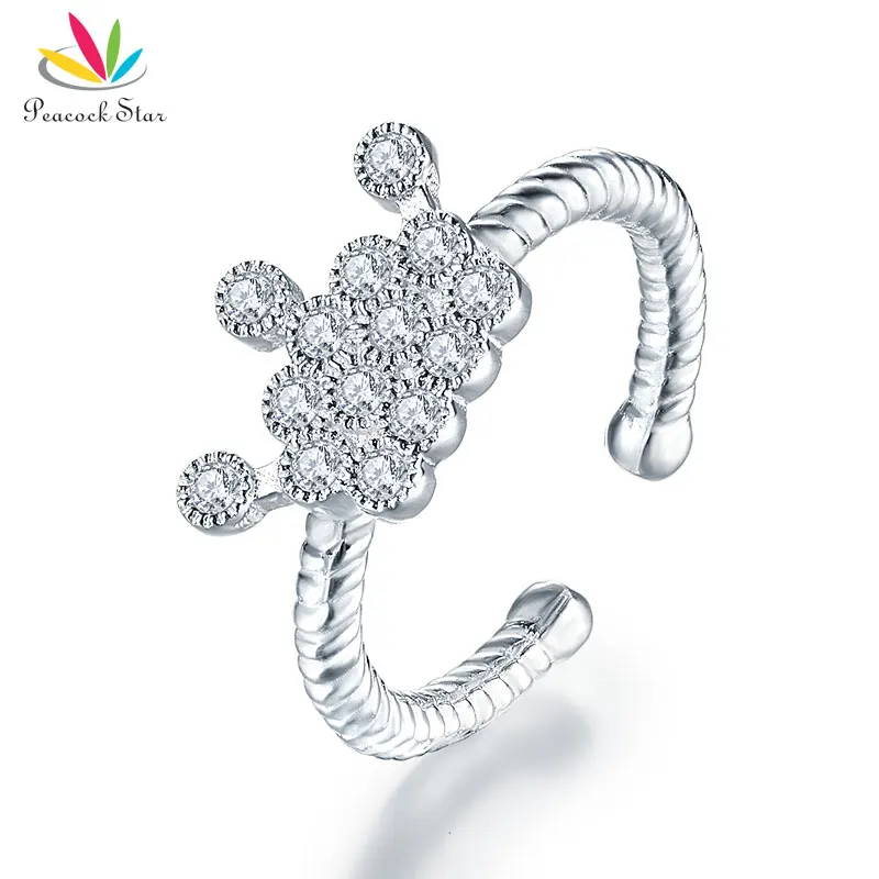 Peacock Star Kids Girls Princess Crown Ring Solid 925 Sterling Silver Children Jewelry Adjustable CFR8266
Peacock Star Kids Girls Princess Crown Ring Solid 925 Sterling Silver Children Jewelry Adjustable CFR8266