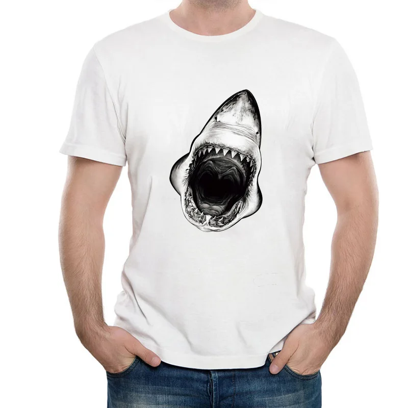2019 Street Cotton T-shirt men national tide shark printing casual loose compassionate BF wind tide brand T-shirt
2019 Street Cotton T-shirt men national tide shark printing casual loose compassionate BF wind tide brand T-shirt