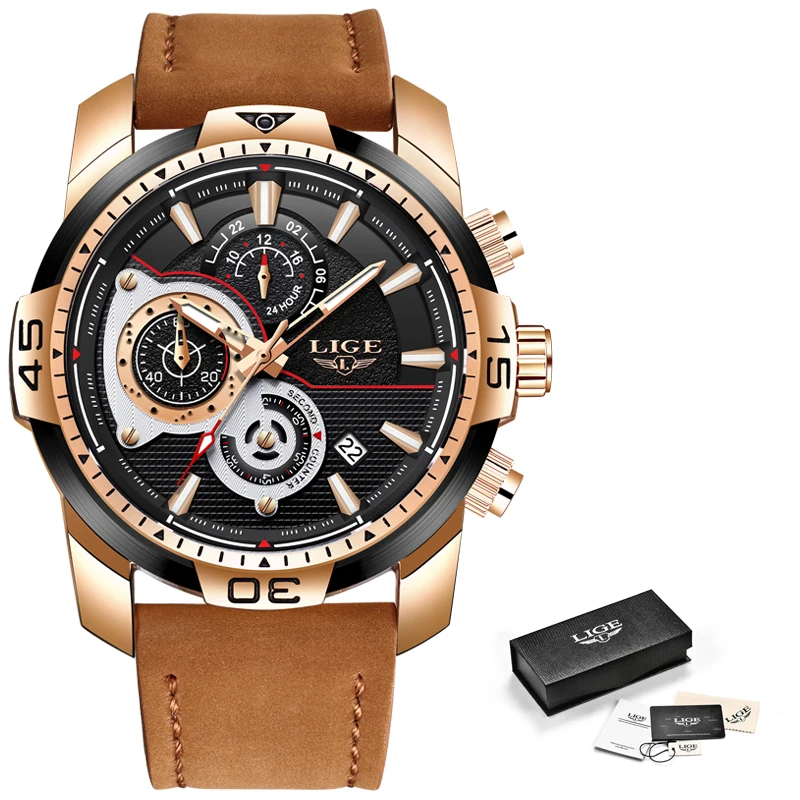 New Business Men Watch LIGE Mens Watches Top Brand Luxury Quartz Gold Watch Men Military Waterproof Sport Watch Erkek Kol Saati
New Business Men Watch LIGE Mens Watches Top Brand Luxury Quartz Gold Watch Men Military Waterproof Sport Watch Erkek Kol Saati