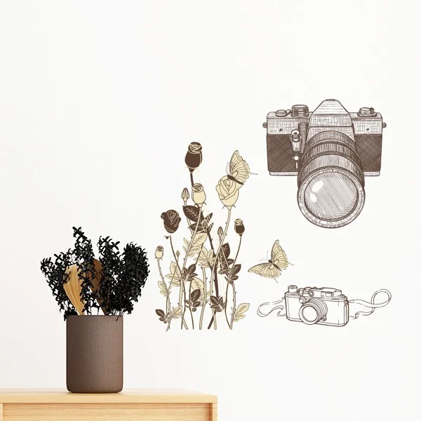 Camera Rose Butterfly Nice Style Removable Wall Sticker Art Decals Mural DIY Wallpaper for Room Decal
Camera Rose Butterfly Nice Style Removable Wall Sticker Art Decals Mural DIY Wallpaper for Room Decal