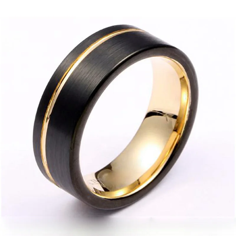 8mm 100% true Tungsten carbide Rings wedding band for men and women anniversary gift black gold color finger ring
8mm 100% true Tungsten carbide Rings wedding band for men and women anniversary gift black gold color finger ring