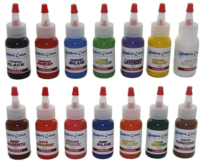 14pcs permanent makeup pigment set tattoo ink kit 30ml/bottle(1OZ) mix colors paint set for body makeup tattooing art
14pcs permanent makeup pigment set tattoo ink kit 30ml/bottle(1OZ) mix colors paint set for body makeup tattooing art