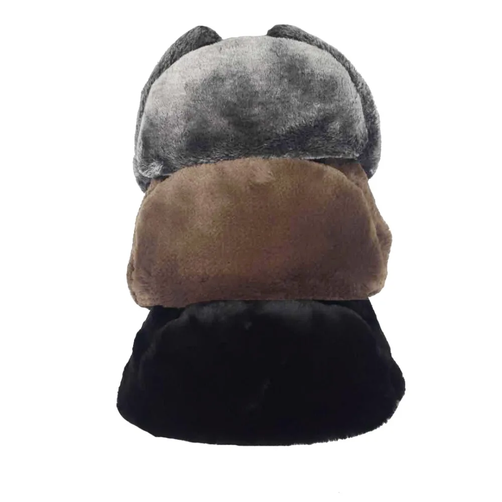 Winter bomber hat artificial leather Russian earmuffs men's pilot aviator cap outdoor snow cap
Winter bomber hat artificial leather Russian earmuffs men's pilot aviator cap outdoor snow cap