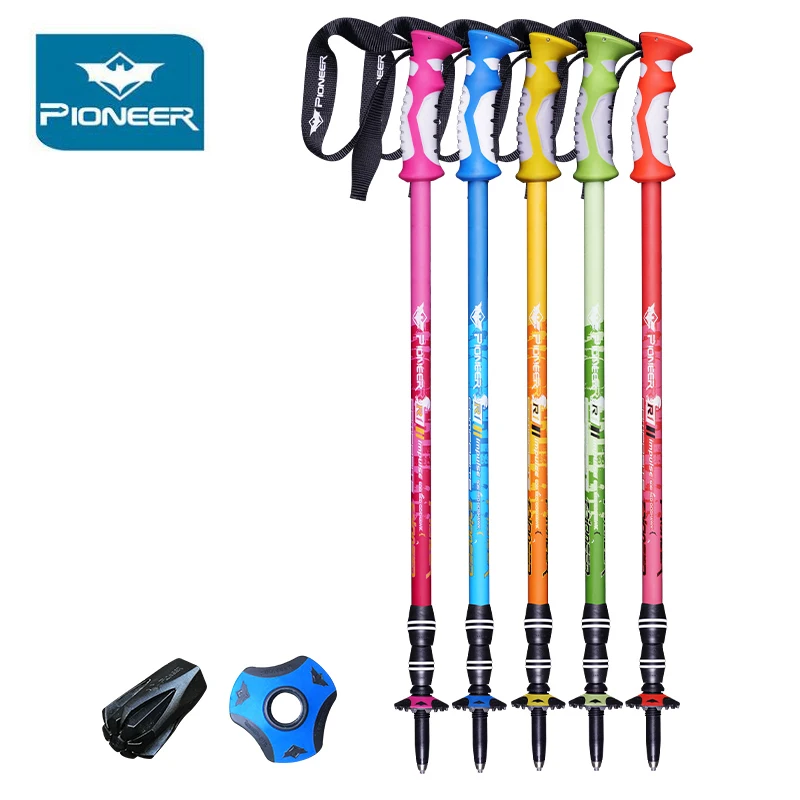 2Pcs/Lot PIONEER Trekking Walking Stick Ultralight Climbing Camping Cane Hiking Stick Telescopic Baton Nordic Walking Poles
2Pcs/Lot PIONEER Trekking Walking Stick Ultralight Climbing Camping Cane Hiking Stick Telescopic Baton Nordic Walking Poles