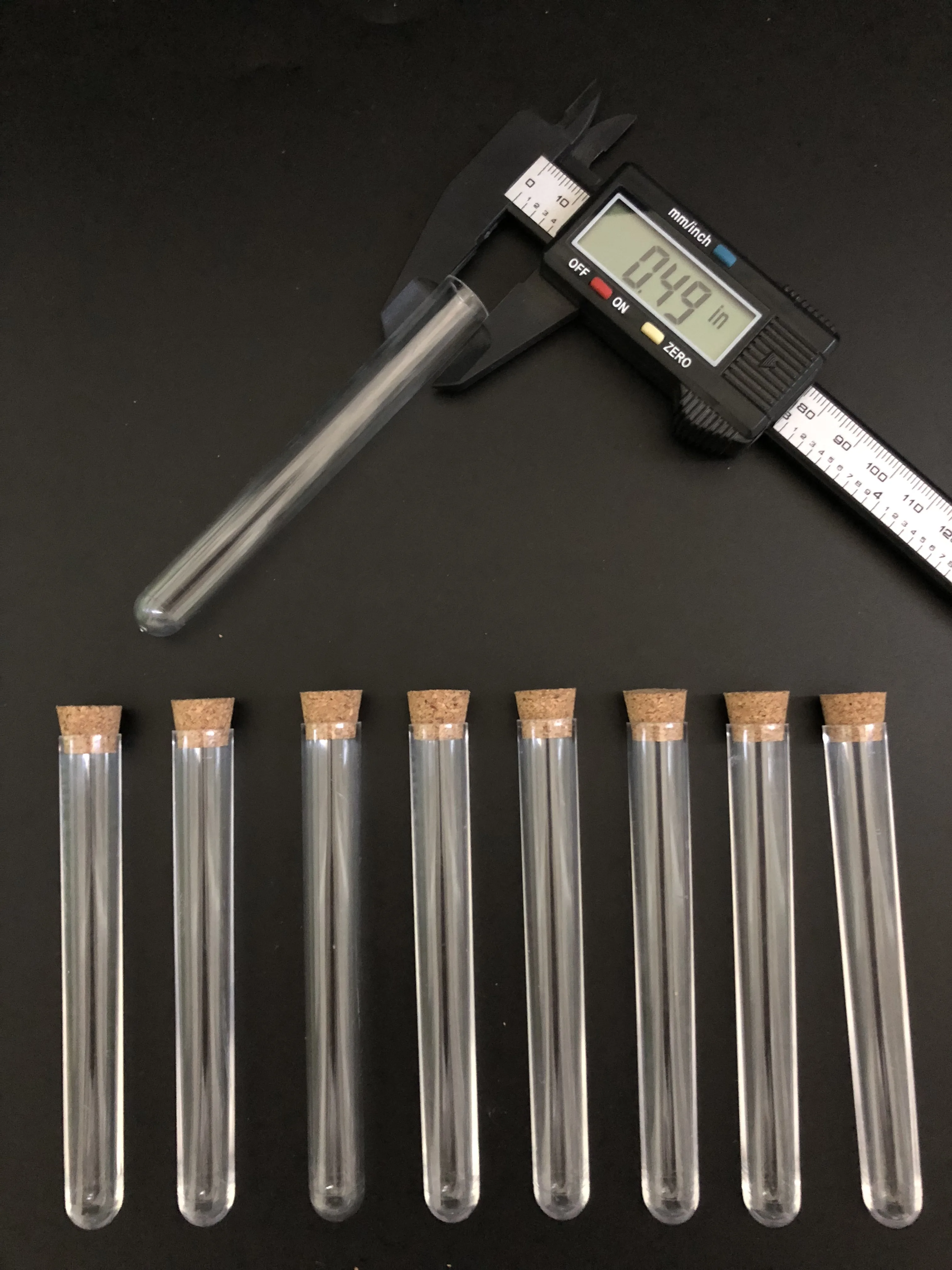 400pcs 12x100mm Clear Plastic test tubes with corks Plastic laboratory test round tube plug lab Transparent plastic tubes vial
400pcs 12x100mm Clear Plastic test tubes with corks Plastic laboratory test round tube plug lab Transparent plastic tubes vial