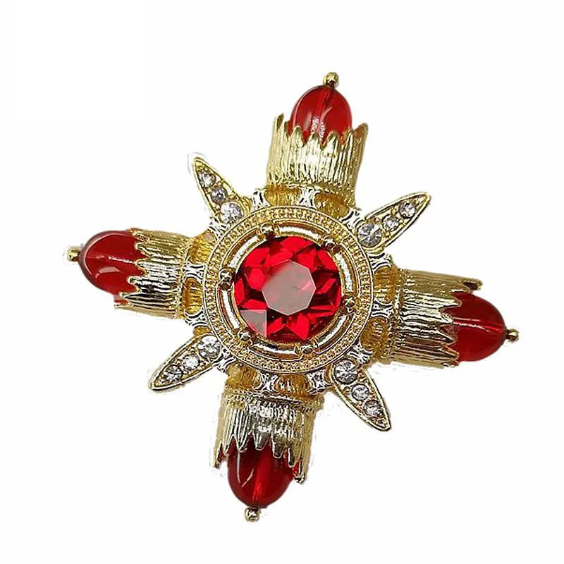 Fashion Jewelry Red Rhinestone Cross Baroque Cystal Women Brooch Pin For Coat Dress Accessary
Fashion Jewelry Red Rhinestone Cross Baroque Cystal Women Brooch Pin For Coat Dress Accessary