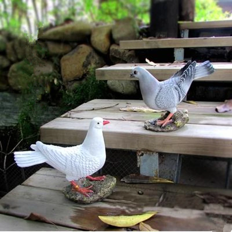 Resin pigeon statue crafts, simulation animal sculptures, home office desktop decoration gifts
Resin pigeon statue crafts, simulation animal sculptures, home office desktop decoration gifts