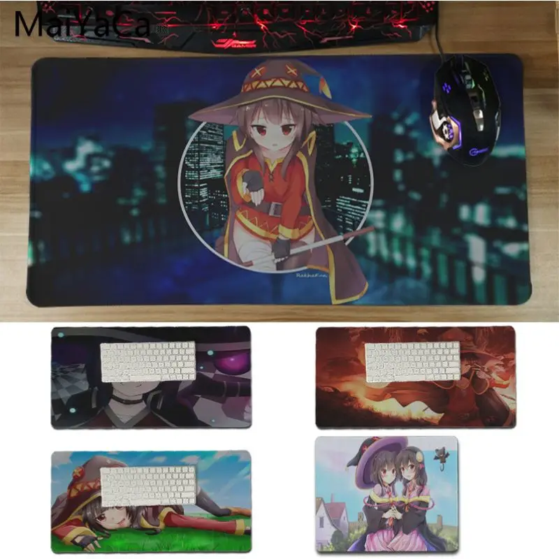 MaiYaCa Hot Sales Anime Megumin DIY Design Pattern Game mousepad Locking Edge Mousepad Mat Keyboard Mat Table Pad
MaiYaCa Hot Sales Anime Megumin DIY Design Pattern Game mousepad Locking Edge Mousepad Mat Keyboard Mat Table Pad