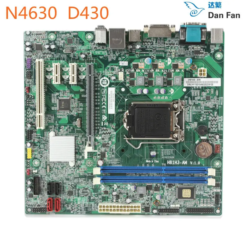 

H81H3-AM For ACER N4630 N4630G VD430 D430 Desktop Motherboard LGA1150 Mainboard 100%tested fully work