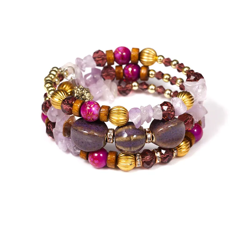 Bohemian Multilayer Geometric Stone Spiral Beaded Bracelets For Female Charm Flower Gold Color Alloy Bracelet Wedding Jewelry
Bohemian Multilayer Geometric Stone Spiral Beaded Bracelets For Female Charm Flower Gold Color Alloy Bracelet Wedding Jewelry