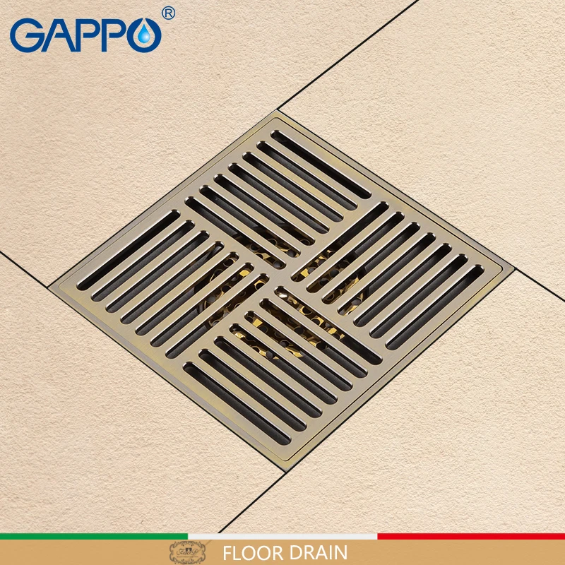GAPPO Drains Antique Brass waste drains Anti-Odor floor grid shower Bathroom water drain strainer Bathroom floor drains cover
GAPPO Drains Antique Brass waste drains Anti-Odor floor grid shower Bathroom water drain strainer Bathroom floor drains cover